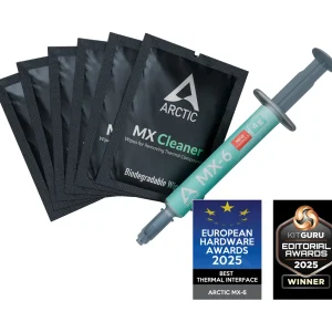 Pasta Térmica Arctic MX-6 4g Original con 6 limpiadores MX ACTCP00084A