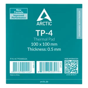 Vista frontal del Pad Térmico ARCTIC TP-4 Alto Rendimiento