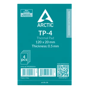 Vista frontal del Pads Térmicos ARCTIC TP-4 (Pack x4) Alto Rendimiento