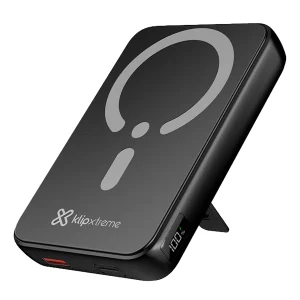 Vista frontal del Batería Externa Power Bank 10.000mAh PowerMag Ultra Klip Xtreme KPB-650 Inalámbrico MagSafe